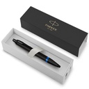 قلم باركر اي ام اسود حلقة ازرق بي تي جاف