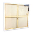 STRETCHED CANVAS 100% COTTON 3/4" THICKNESS, STAPLE ON THE BACK