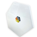 HEXAGON STRETCHED CANVAS  100% COTOON 3/4" THICKNESS, STAPLE ON THE BACK 30X30CM