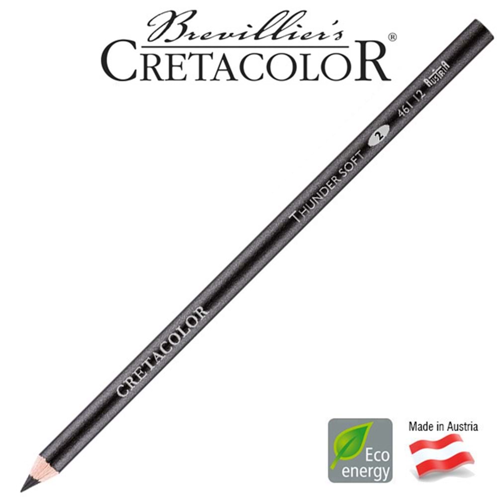 Cretacolor oil Charcoal Pencil "Thunder", soft