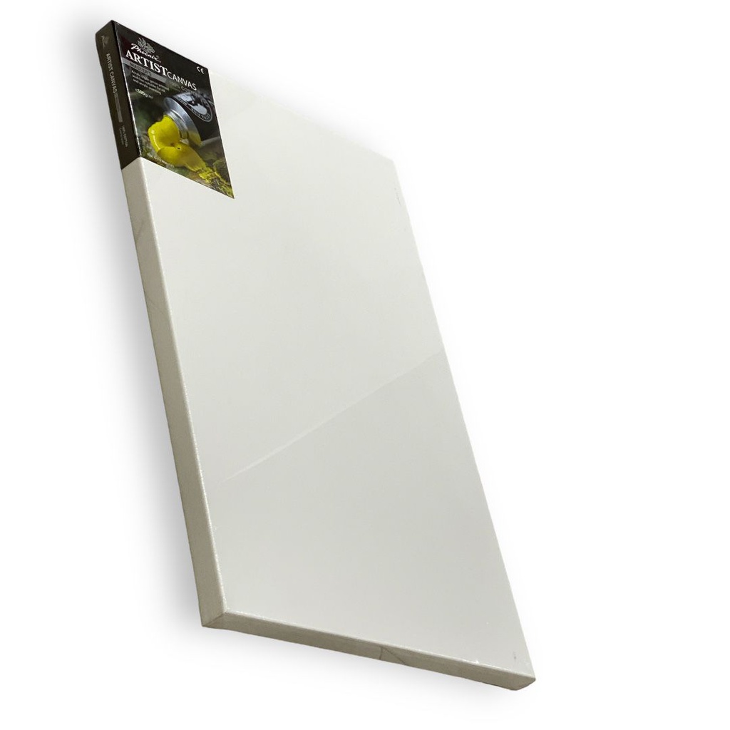 STRETCHED CANVAS 100% COTTON 1.5" THICKNESS, STAPLE ON THE BACK 50X150CM