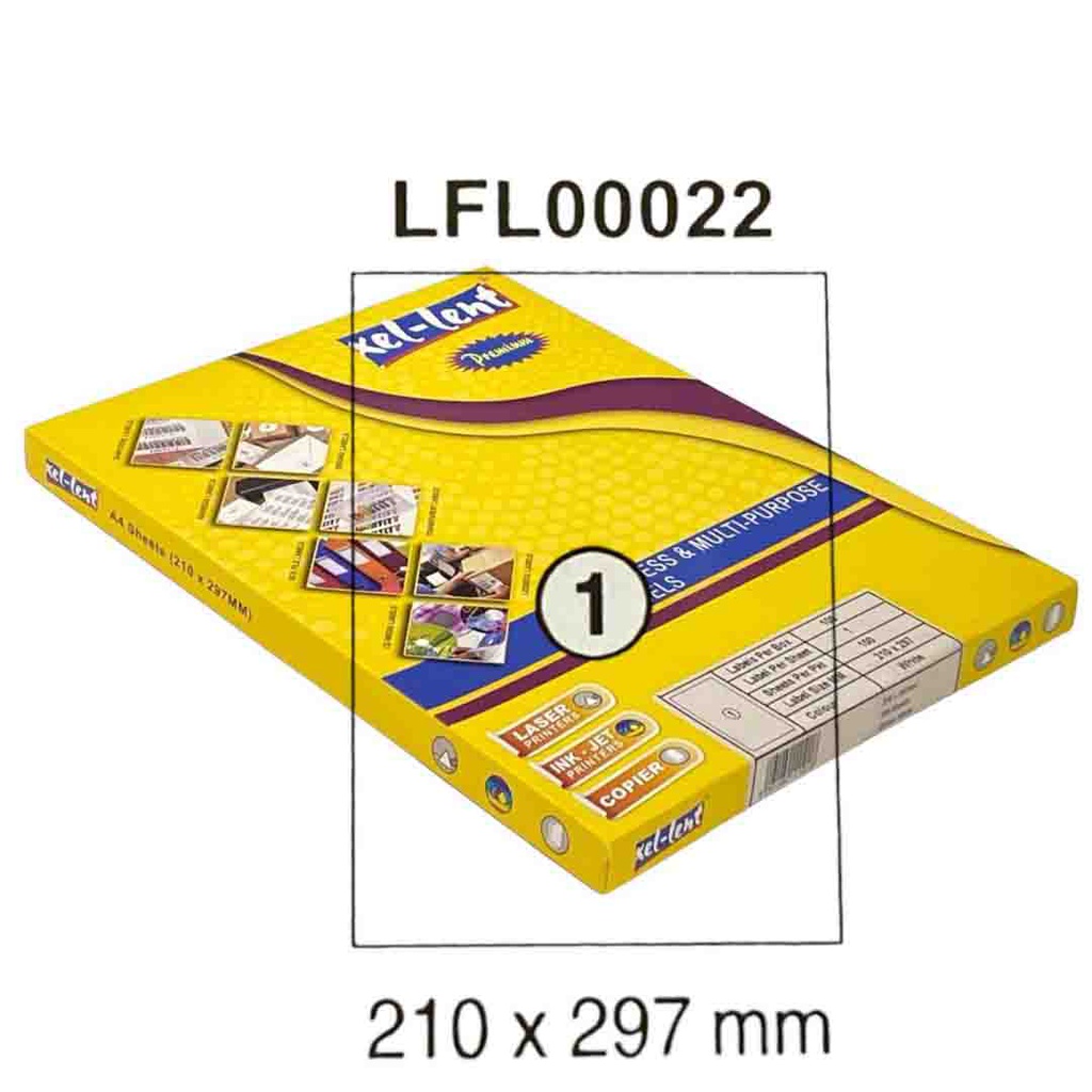 ليبل كمبيوتر 210*297 XEL-LENT A4