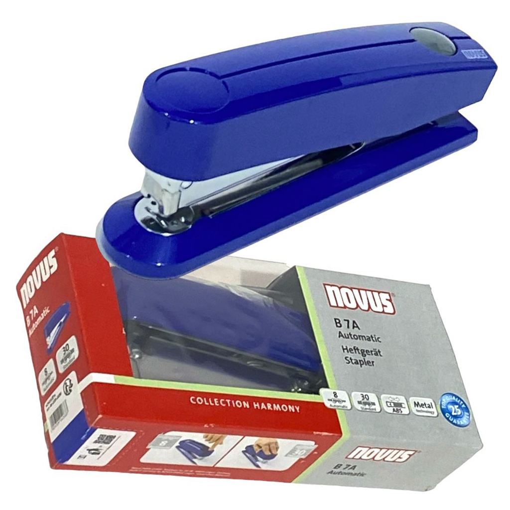 دباسة نوفس اوتو ماتيك ازرق 30 ورقة NOVUS B7A