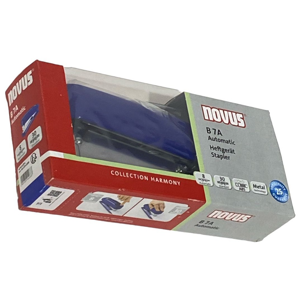 دباسة نوفس اوتو ماتيك ازرق 30 ورقة NOVUS B7A