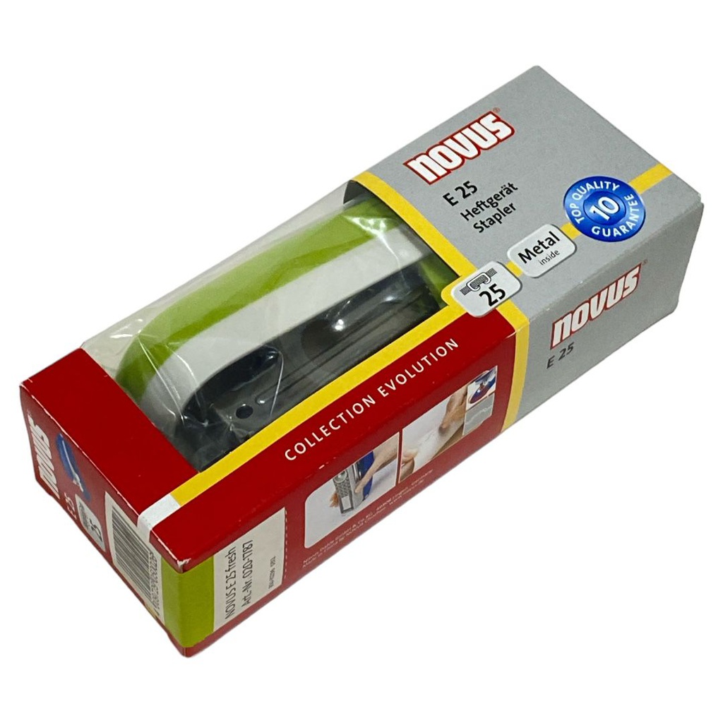 دباسة نوفس اخضر 25 ورقة NOVUS E25