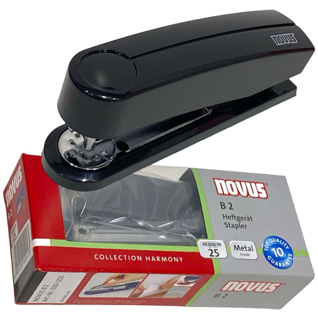 دباسة نوفس اسود 25 ورقة NOVUS B2