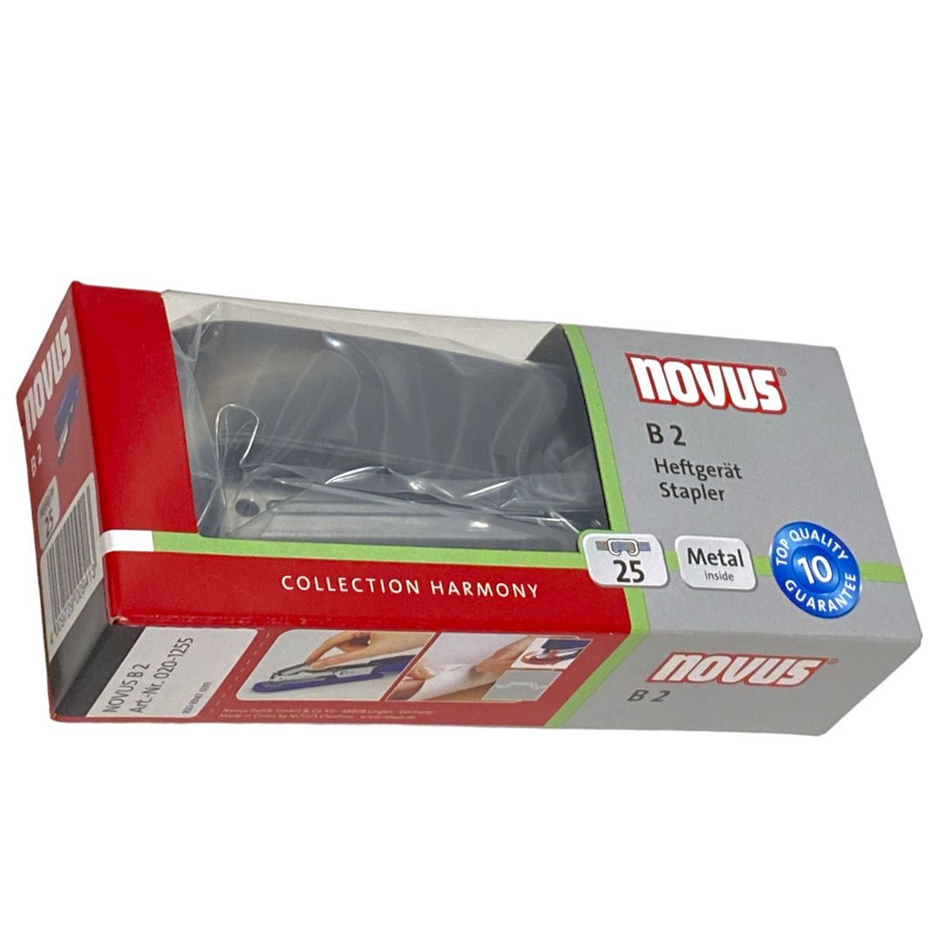 دباسة نوفس اسود 25 ورقة NOVUS B2