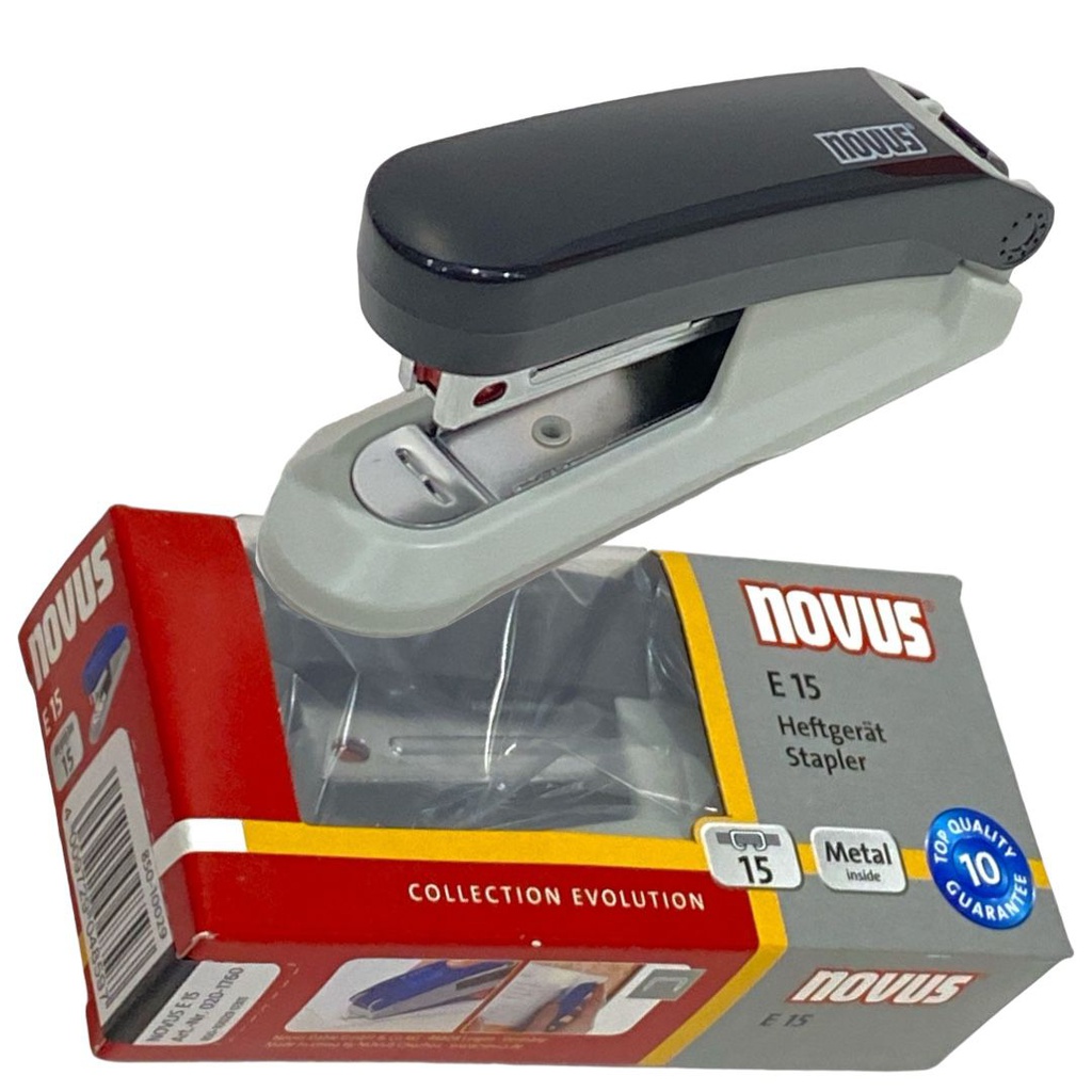 دباسة نوفس اسود 15 ورقة NOVUS E15