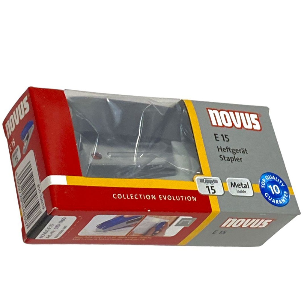 دباسة نوفس اسود 15 ورقة NOVUS E15