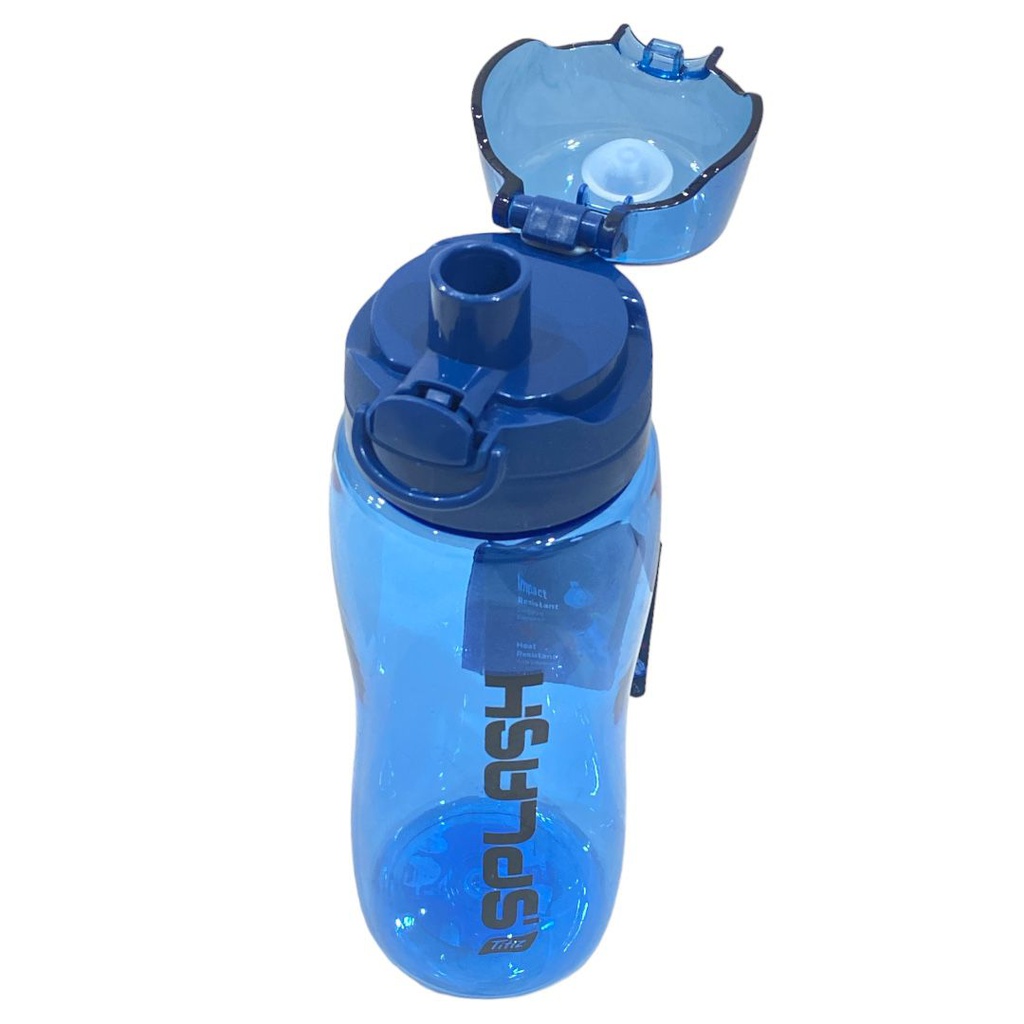 زمزمية تيتيز بلاستك شفاف 750 مل ازرق