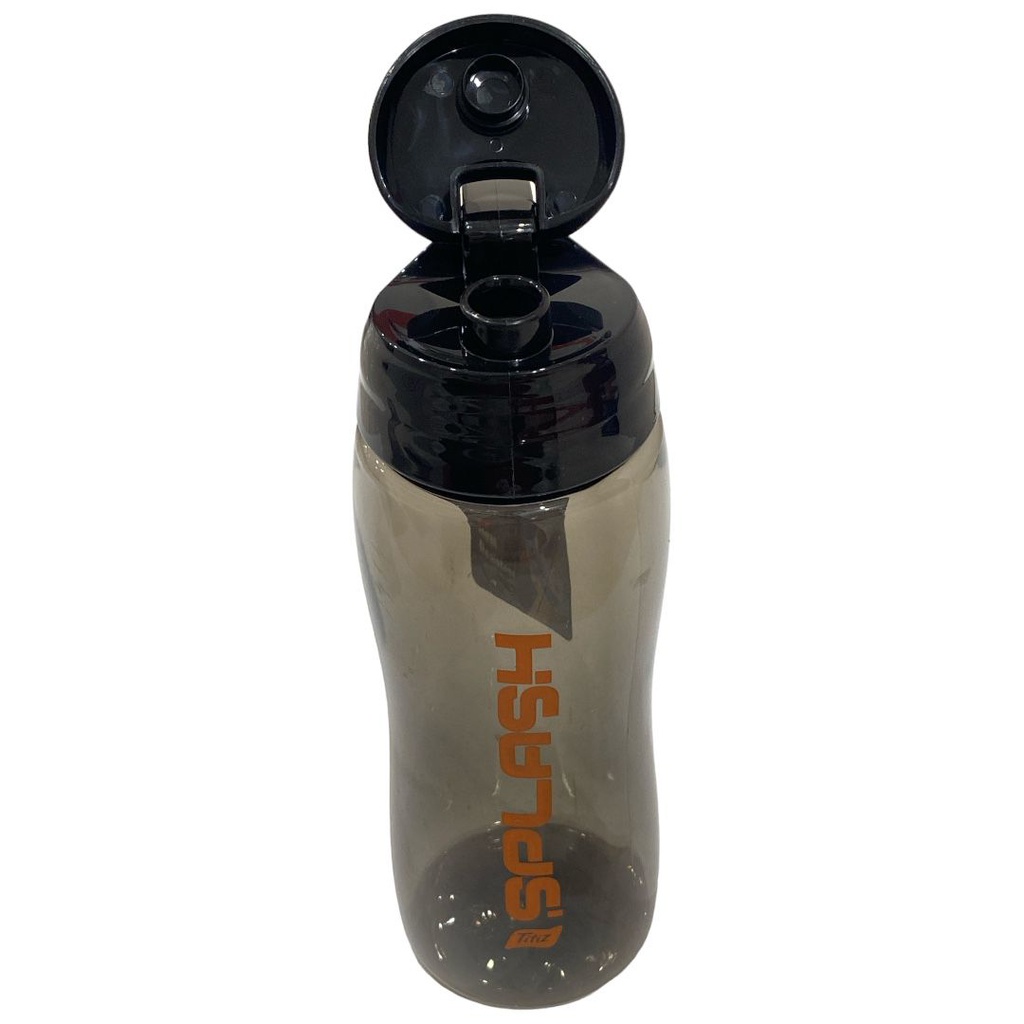 زمزمية تيتيز بلاستك شفاف 750 مل اسود