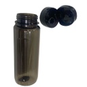 زمزمية تيتيز بلاستك شفاف 500 مل اسود