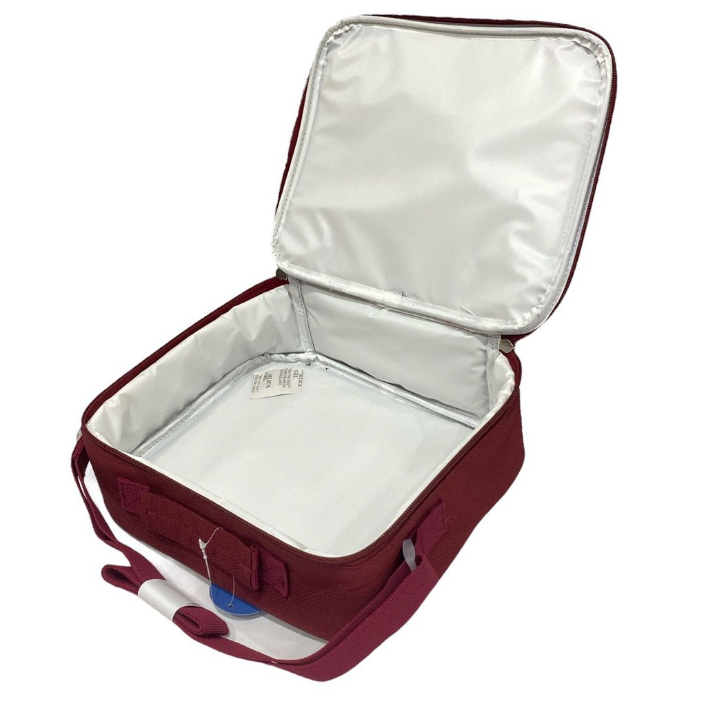 شنطة طعام  عنابي