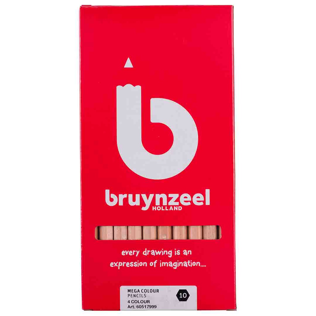 Bruynzeel  MEGA PENCIL 4 COLOUR LEAD