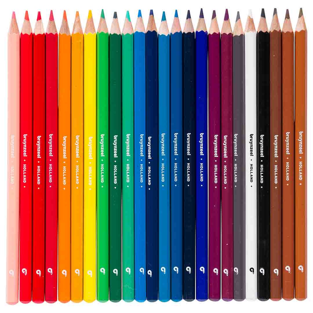Bruynzeel Colour Pencil CARDBOARD SET 24