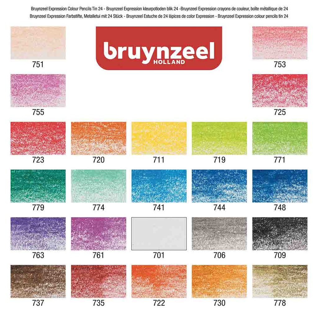 Bruynzeel EXPRESSION Colour Pencil 24