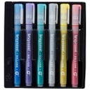 Bruynzeel FELT TIPS GLITTER SET 6