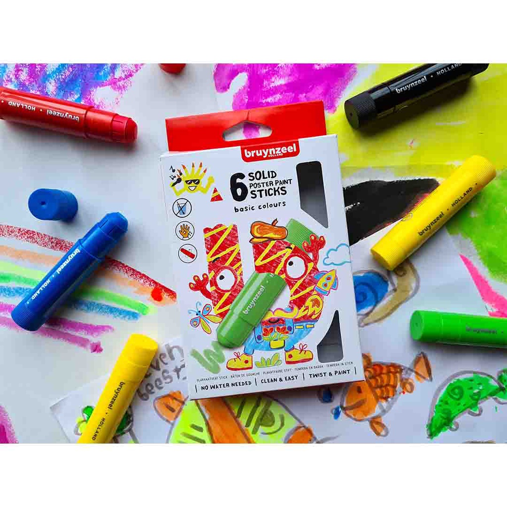 Bruynzeel POSTER Paint STICK BASIC 6