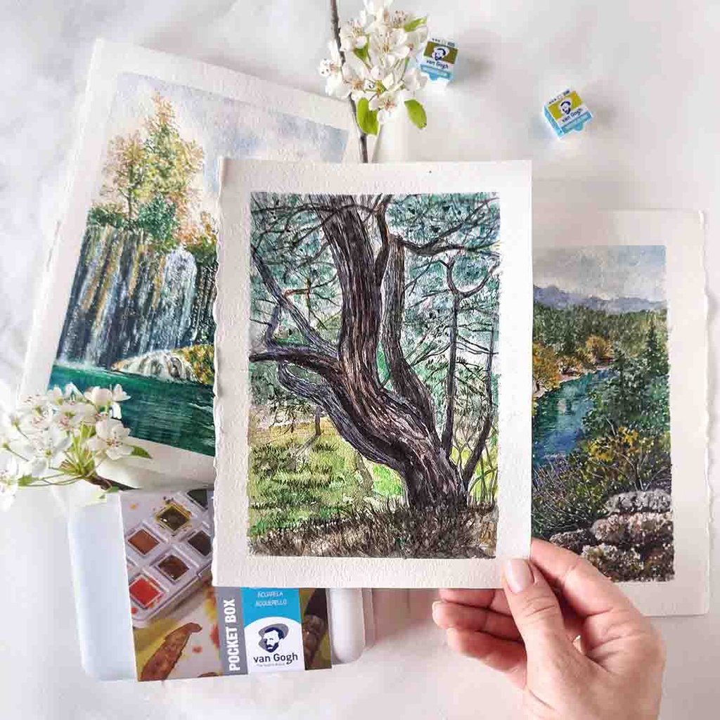 الوان مائية من فان جوخ عبوة الجيب المثالية