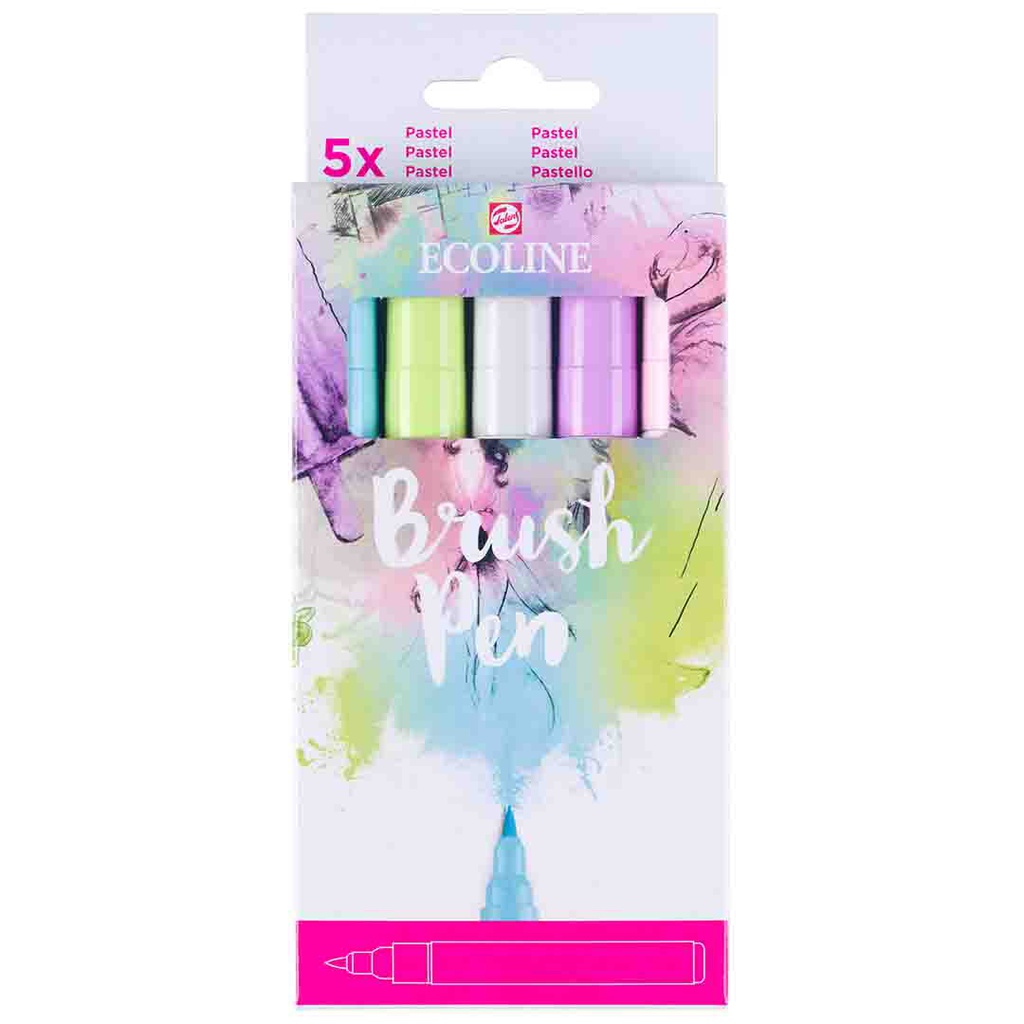 ECOLINE BRUSHPEN X5 PASTEL CB