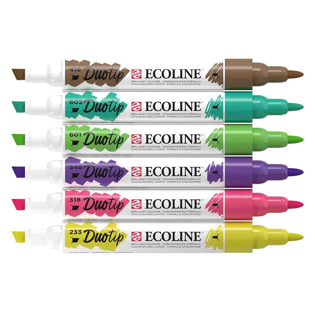 ECOLINE DUO TIP BOTANIC SET 6