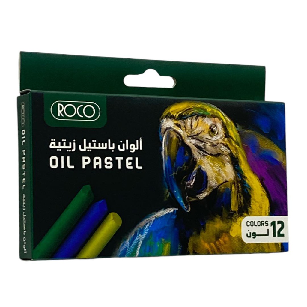 الوان باستيل زيتية 12 لون روكو ROCO