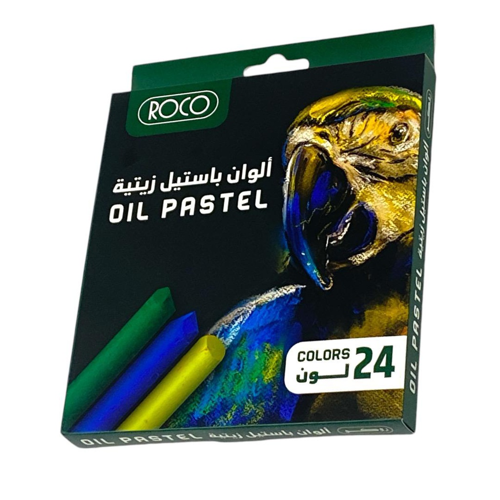 الوان باستيل زيتية 24 لون روكو ROCO