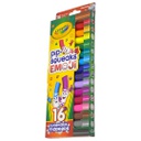 طوابع رموز تعبيرية قابلة للغسل 16 قطعة من كرايولا