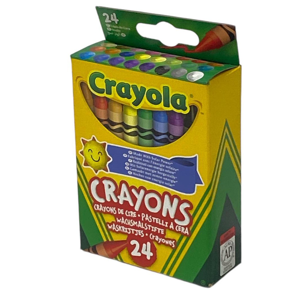 الوان شمعية 24 لون من كرايولا
