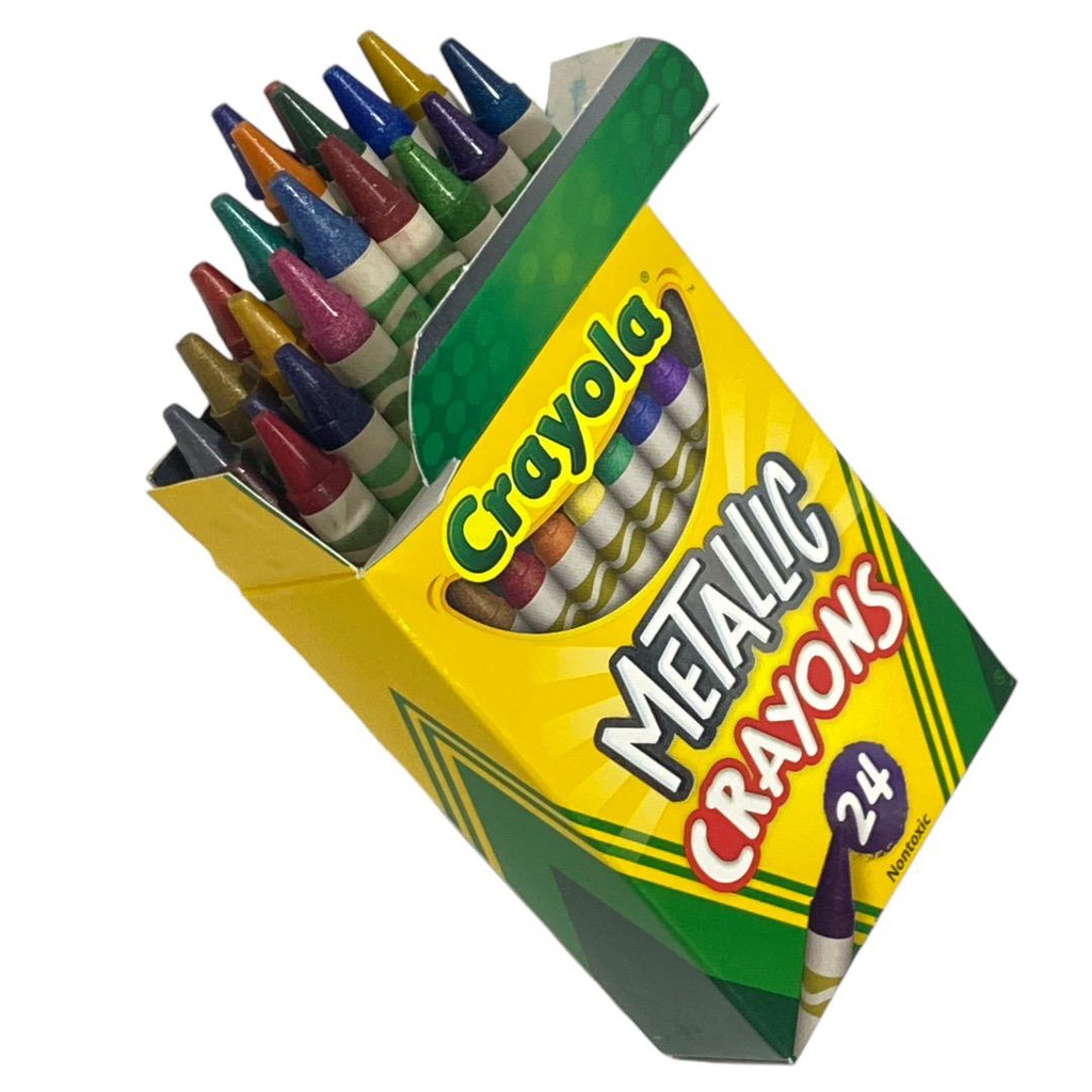 الوان شمعية لماع 24 لون من كرايولا