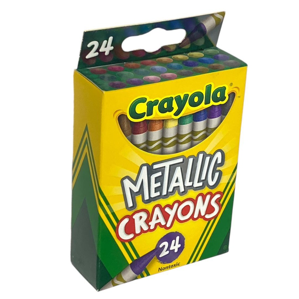 الوان شمعية لماع 24 لون من كرايولا