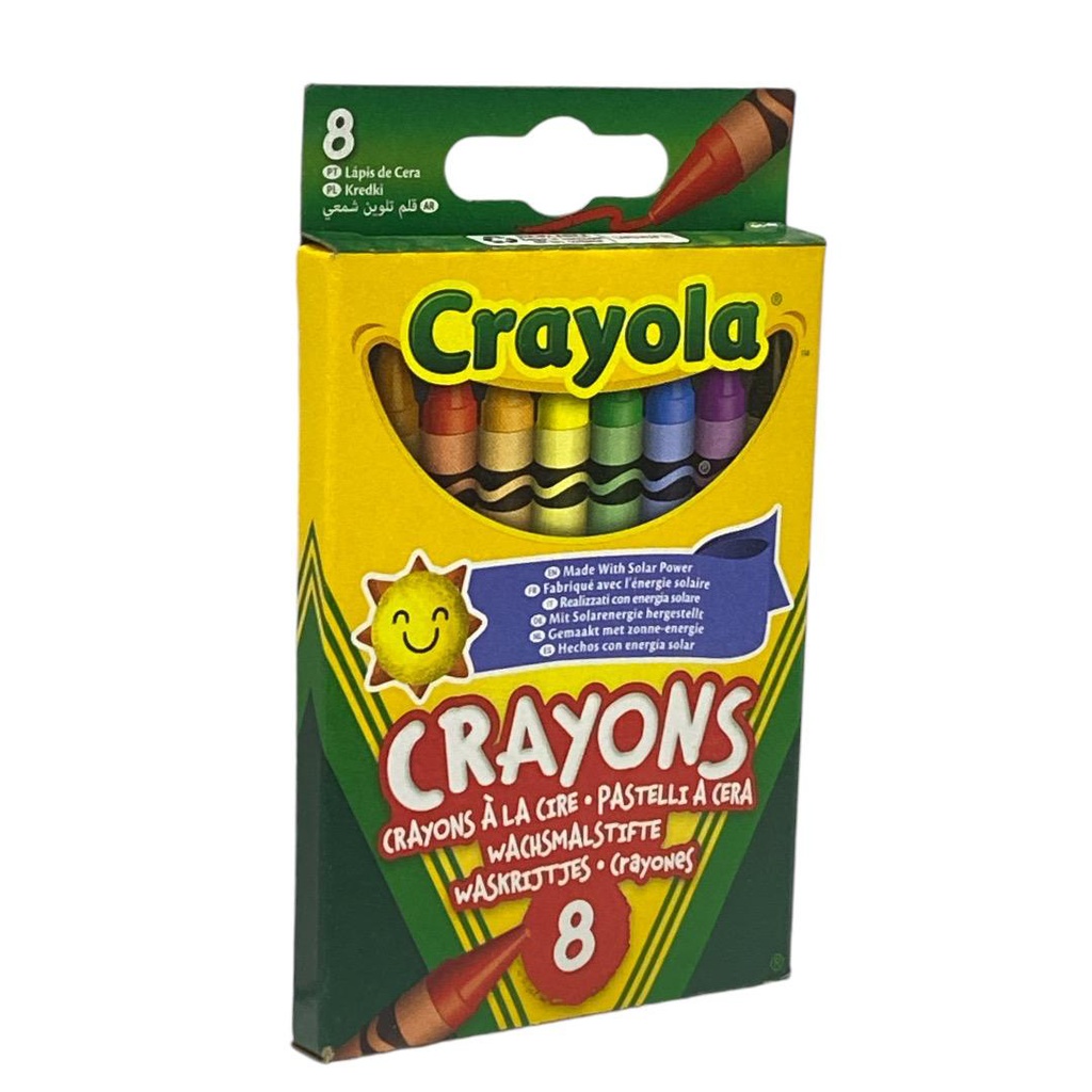 الوان شمعية 8 لون من كرايولا