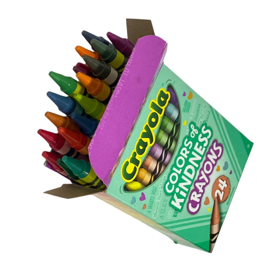 الوان شمعية كولورز أوف كايندنيس 24 لون من كرايولا