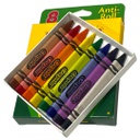 الوان شمعية مثلثة 8 لون من كرايولا