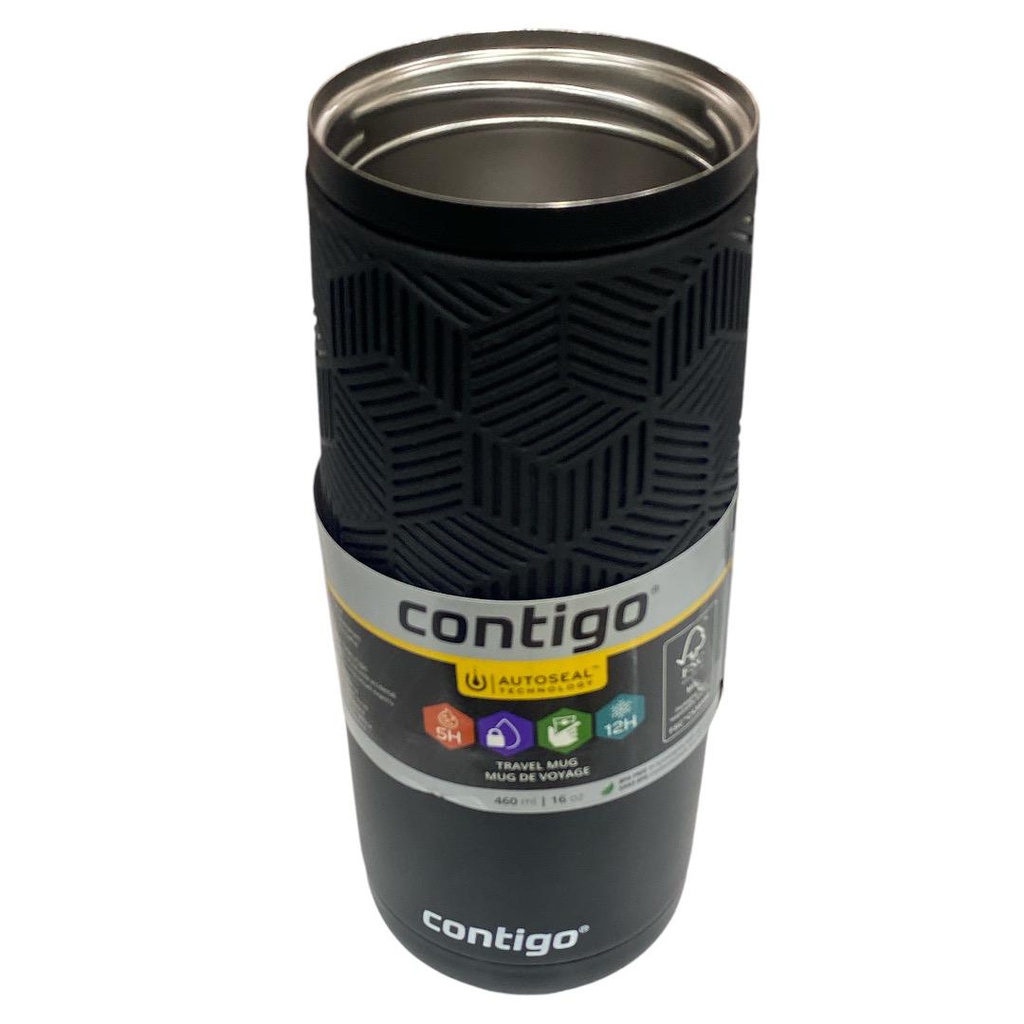 كونتيجو كوب ستانلس 470 مل اسود لامع Contigo