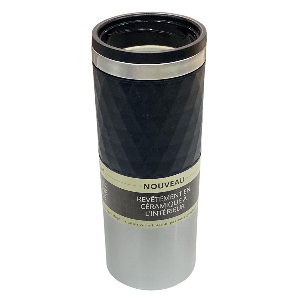 كونتيجو كوب ستانلس 470 مل اسود سلفر Contigo