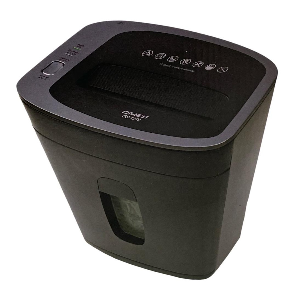 فرامة ورق تقطيع  سعة 12 ورقة 19 لتر أوميس OMES