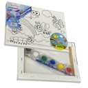 لوحة رسم كانفس تلوين للاطفال 20 * 15 سم