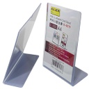 ستاند بلاستك شفاف طولي A4