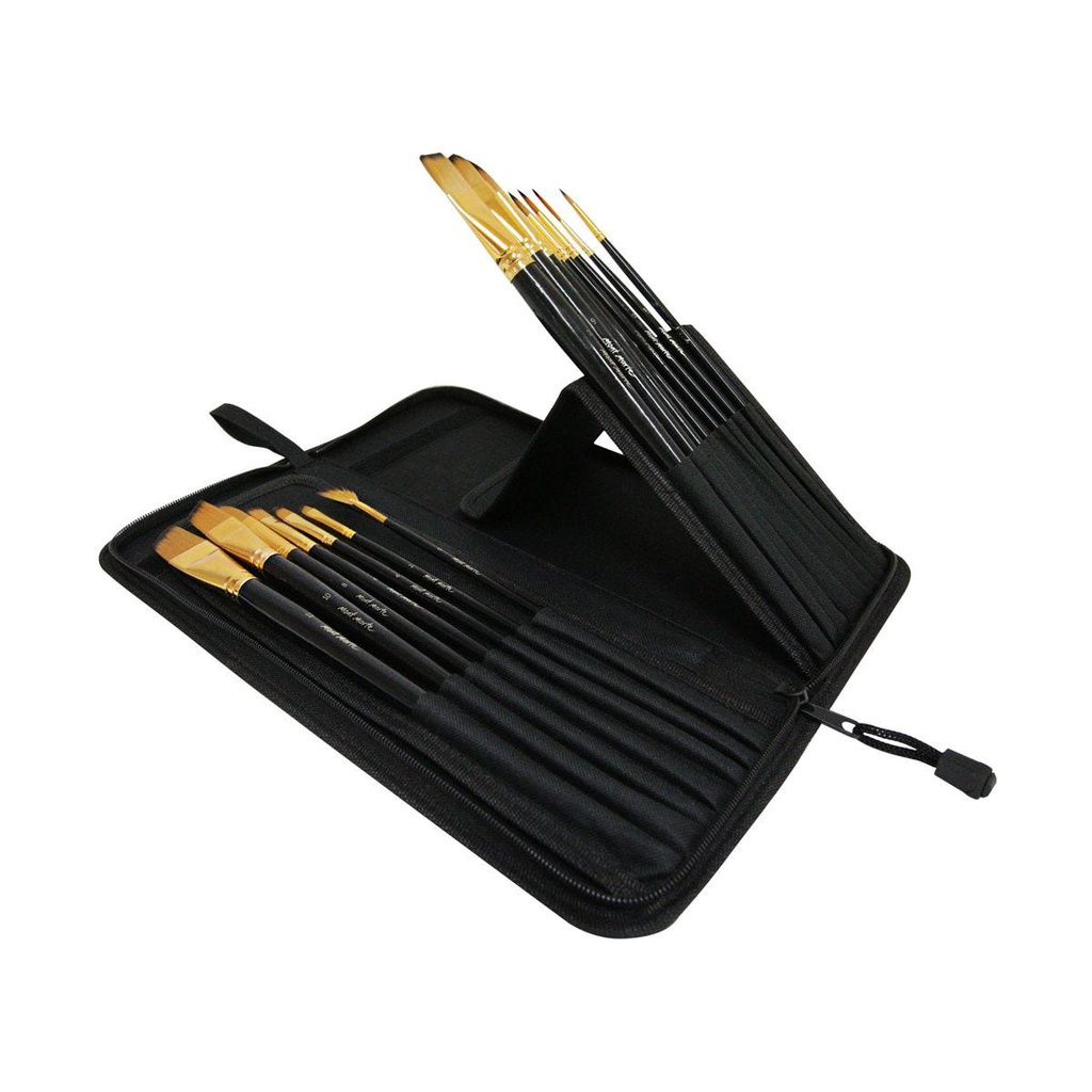 MM Studio Brush Set in Easel Wallet 15pc