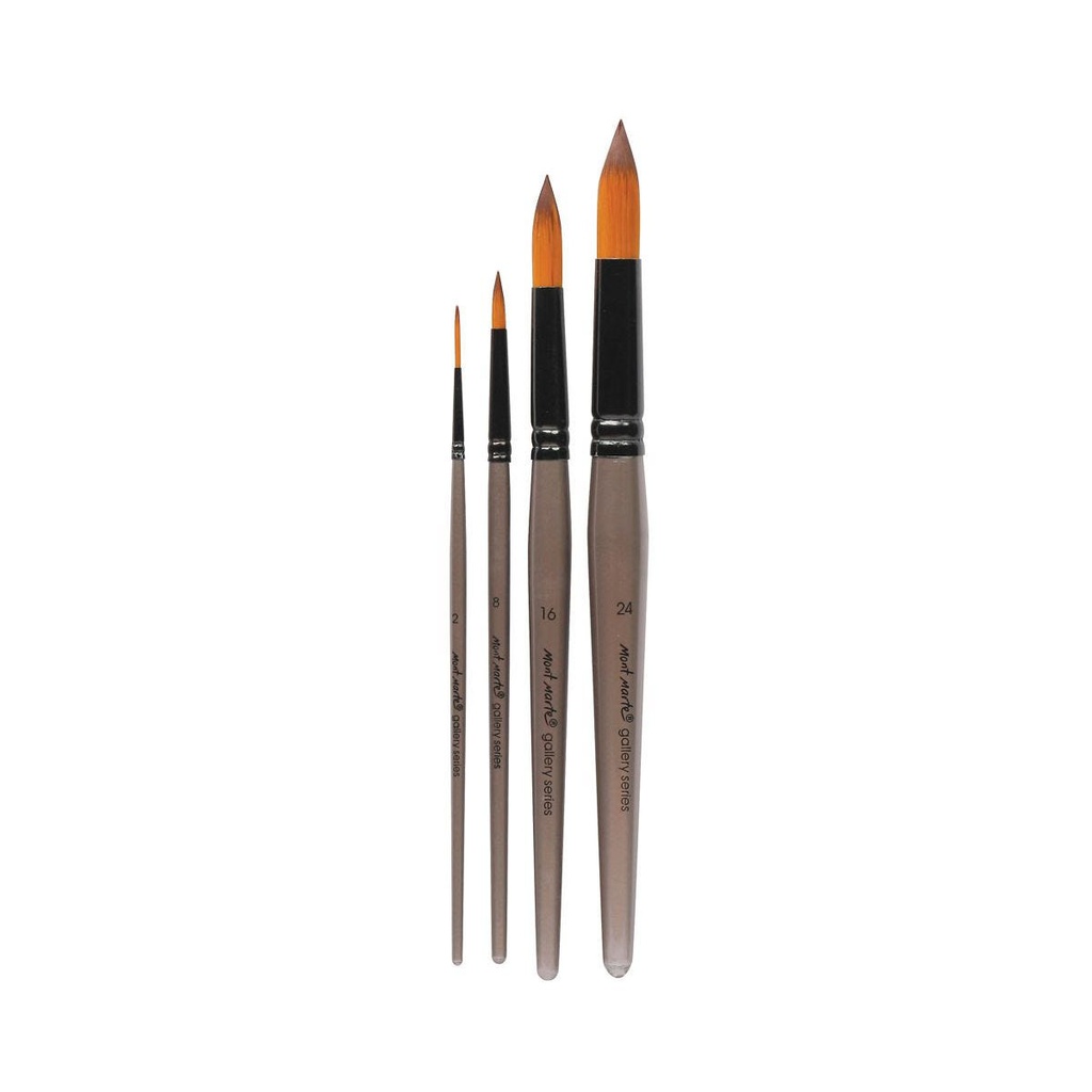 MONT-MARTE Gallery Series Brush Set Acrylic 6pce