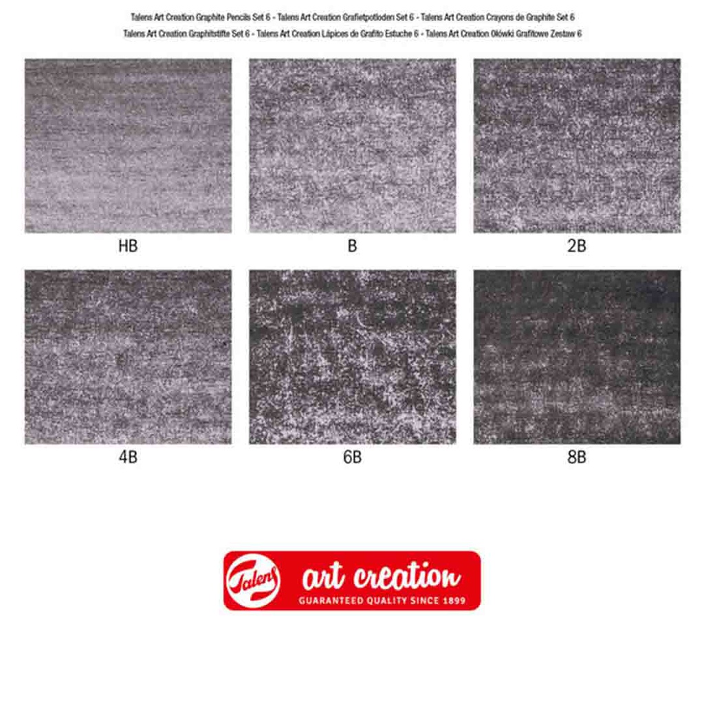 TALENS ART CREATION GRAPHITE PENCILS SET 6#