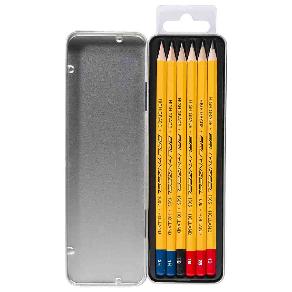 BZL GRAPH.PENC.METAL SET 6#