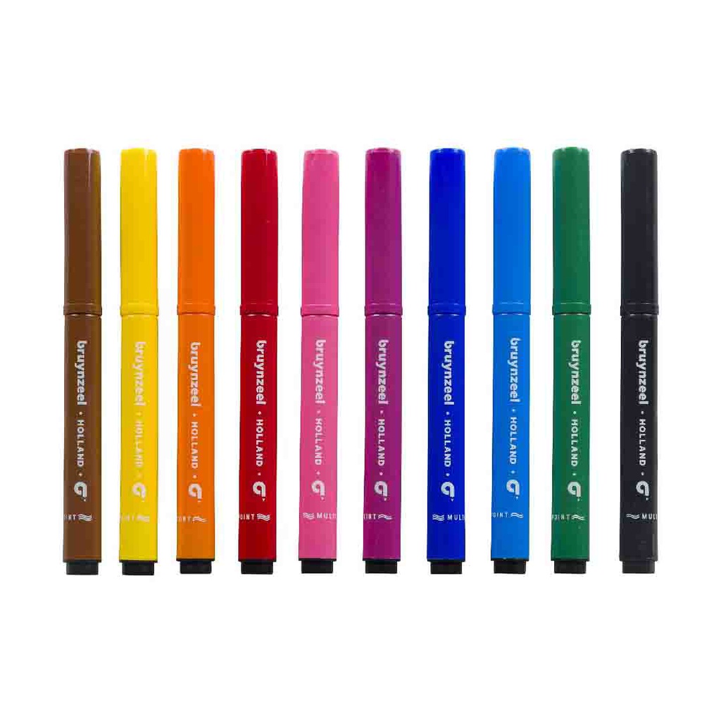 bruynzeel MULTIPOINT FELT TIPS SET10