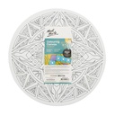 MONT-MARTE Colouring Canvas 30cm Round Mandala 4 asstd