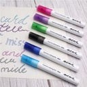 MONT-MARTE Dual Line Lettering Pens 2mm Tip 6pc