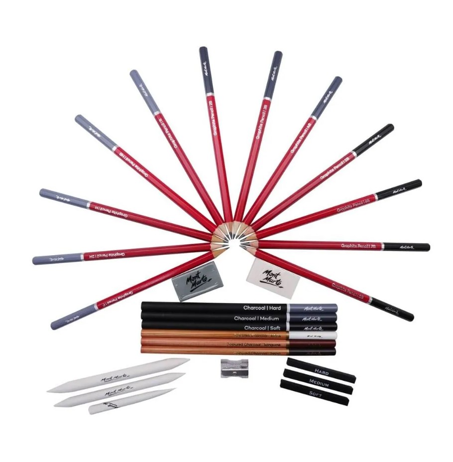 MONT-MARTE Sketching Tin Set 27pc