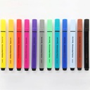 MONT-MARTE Watercolour Markers 12pc Tri Grip in Case