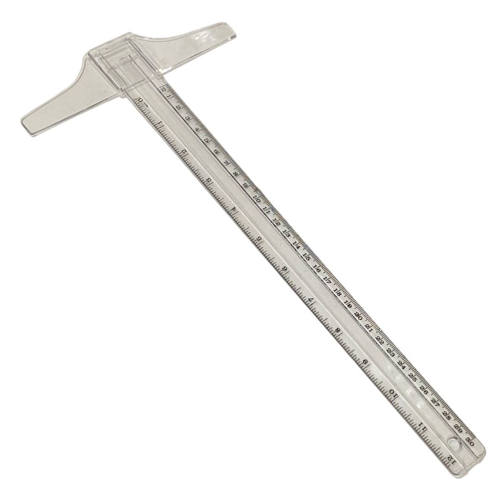 مسطرة هندسية 30 سم حرف T