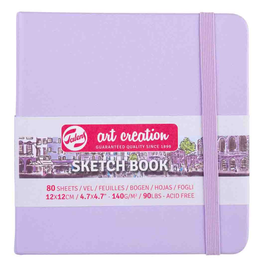 Art Creation sketch book black P.VIOL.12X12 140G 